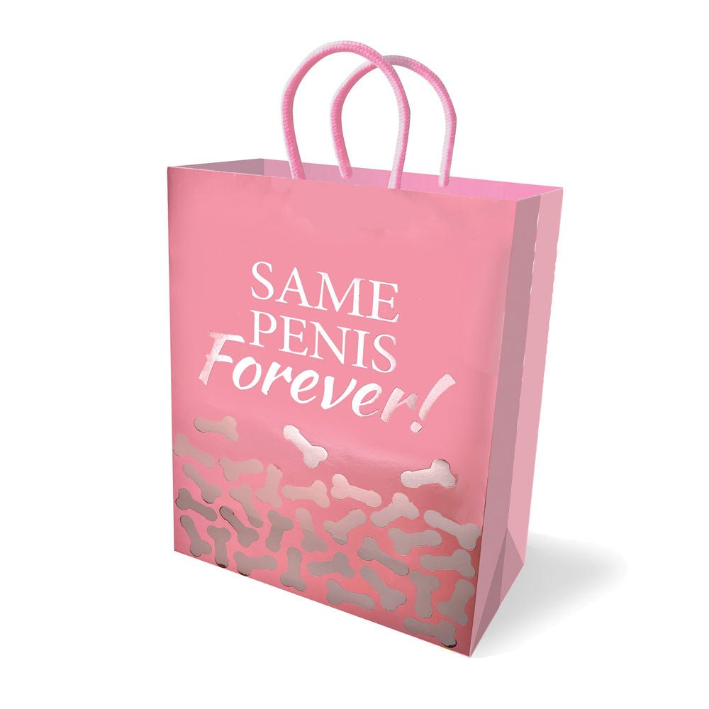 Same Penis Forever Gift Bag - Novelty Gift Bag - Silk and Sin
