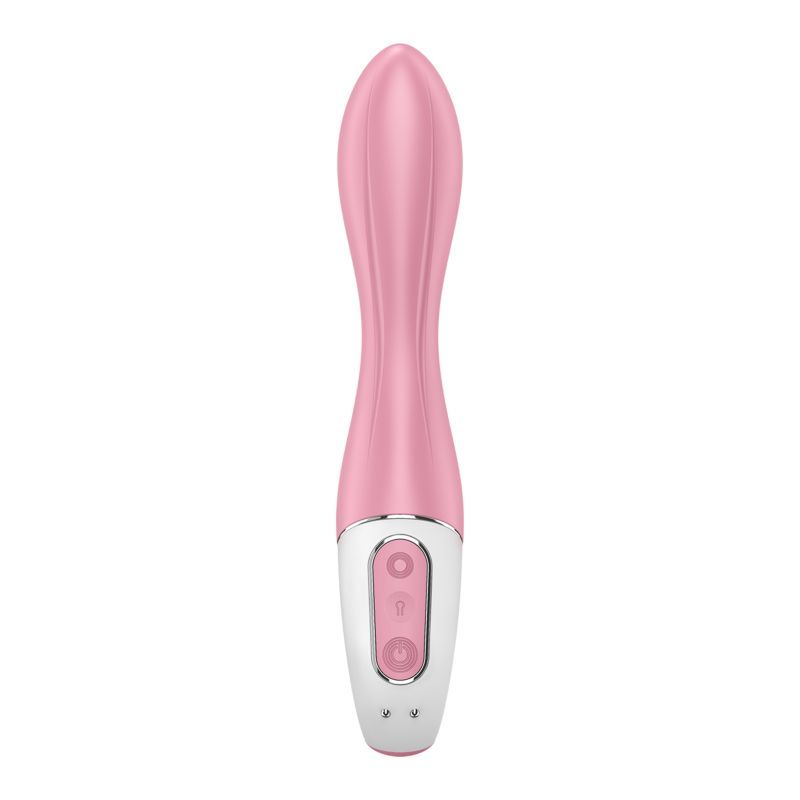 Satisfyer Air Pump Vibrator 2 Light Red - Silk and Sin