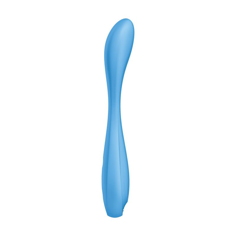 Satisfyer G-Spot Flex 4 - Blue USB Rechargeable Vibrator with App Control - Silk and Sin