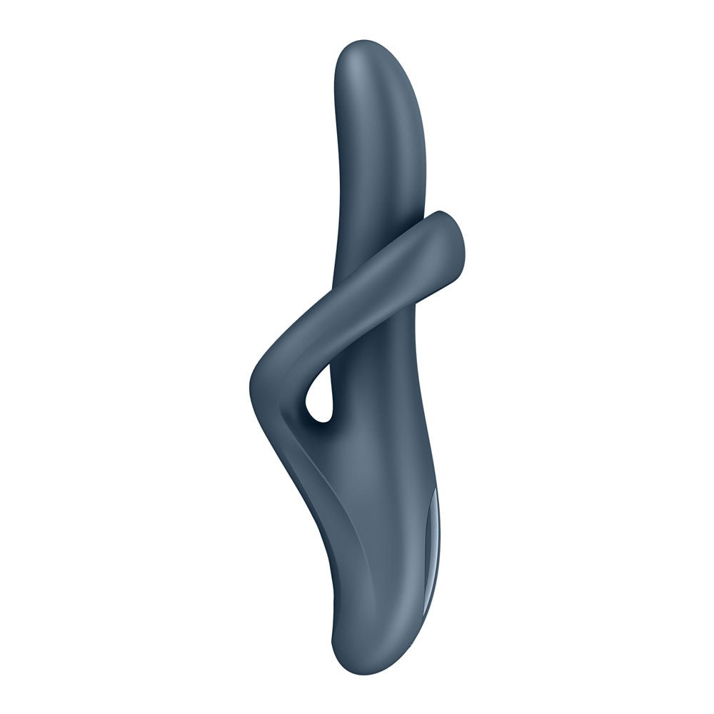 Satisfyer Heat Flex 4 - Grey - Grey USB Rechargeable Heating Vibrator - Silk and Sin