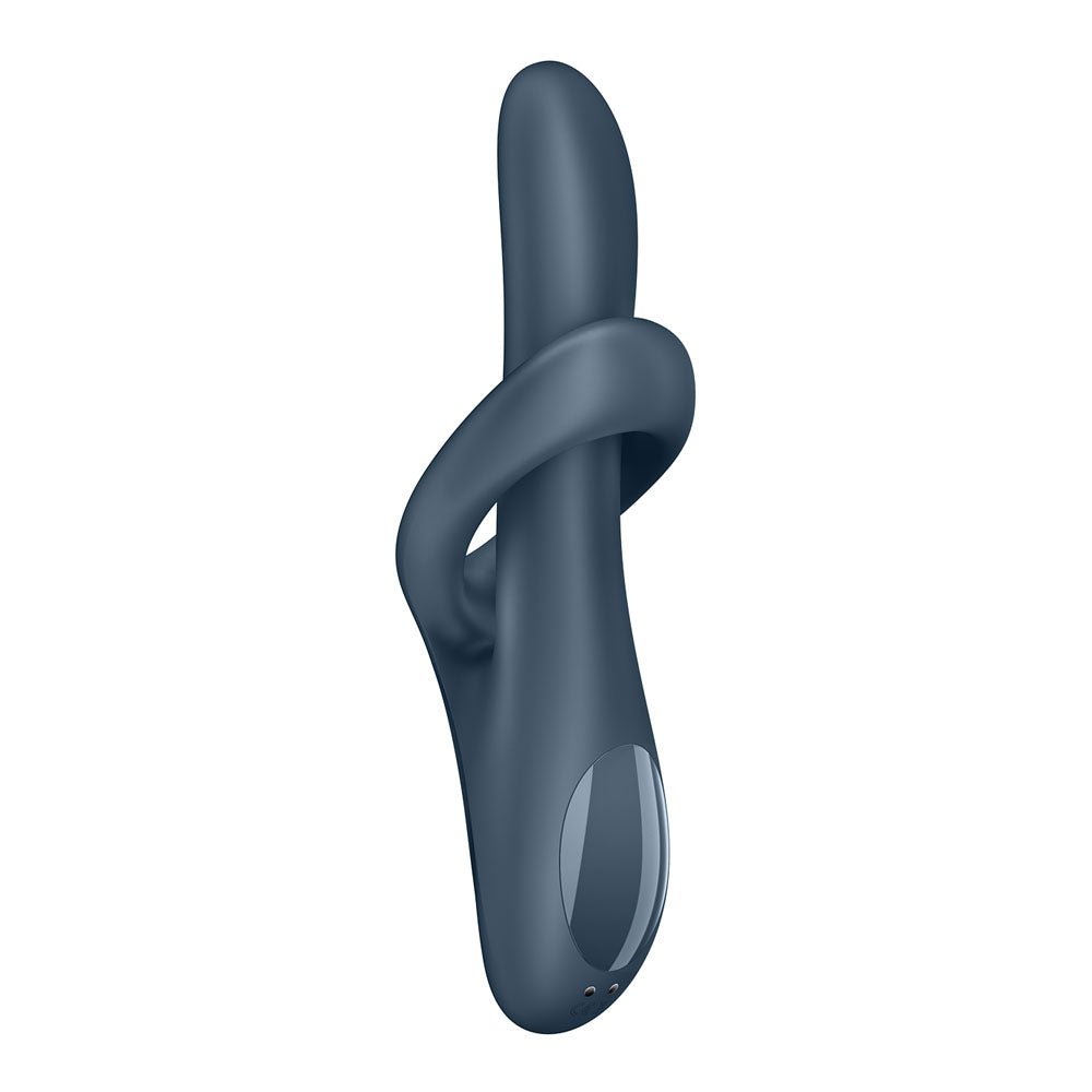 Satisfyer Heat Flex 4 - Grey - Grey USB Rechargeable Heating Vibrator - Silk and Sin