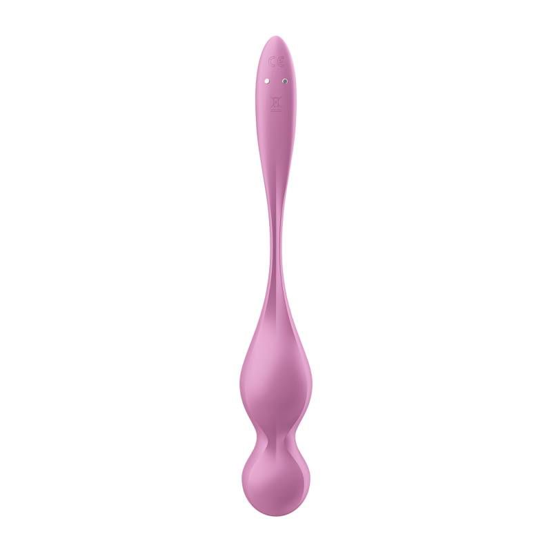 Satisfyer Love Birds 1 Kegel Pelvic Floor Trainer w Connect App Pink - Silk and Sin