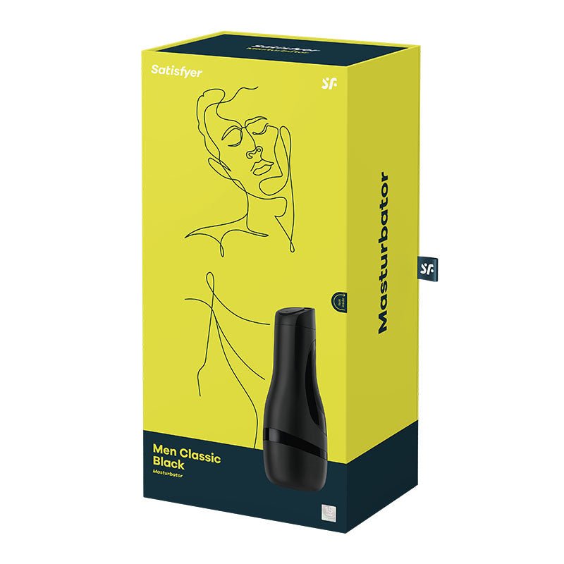 Satisfyer Men Classic - Black Stroker - silkandsin