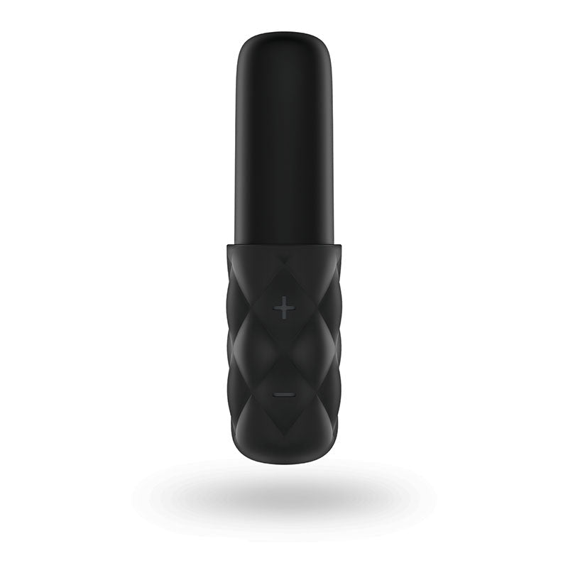 Satisfyer Mini Sparking Darling - Gold/Black USB Rechargeable Mini Vibrator - silkandsin