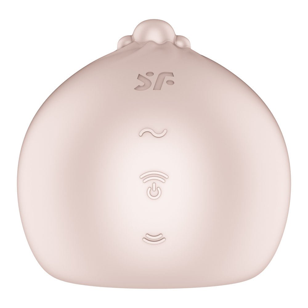 Satisfyer Mochi - Beige - Beige USB Rechargeable Air Pulse Stimulator - silkandsin