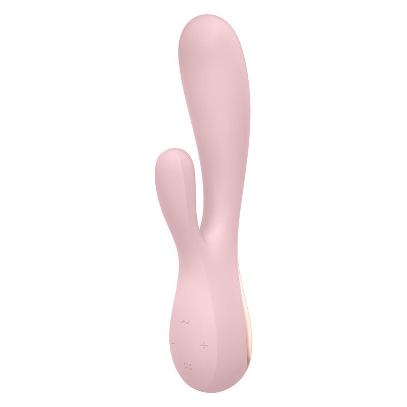 Satisfyer Mono Flex - Mauve App Controlled USB Rechargeable Rabbit Vibrator - silkandsin