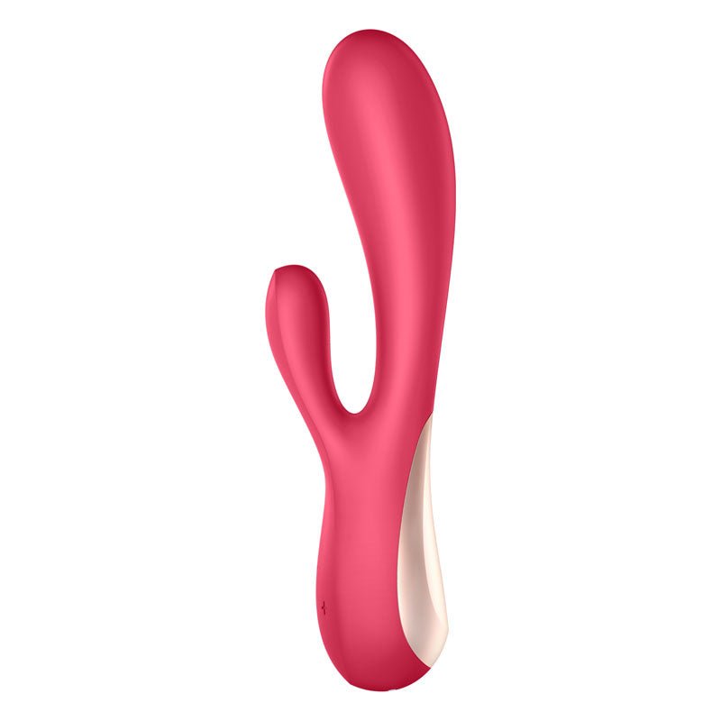 Satisfyer Mono Flex - Red App Controlled USB Rechargeable Rabbit Vibrator - silkandsin