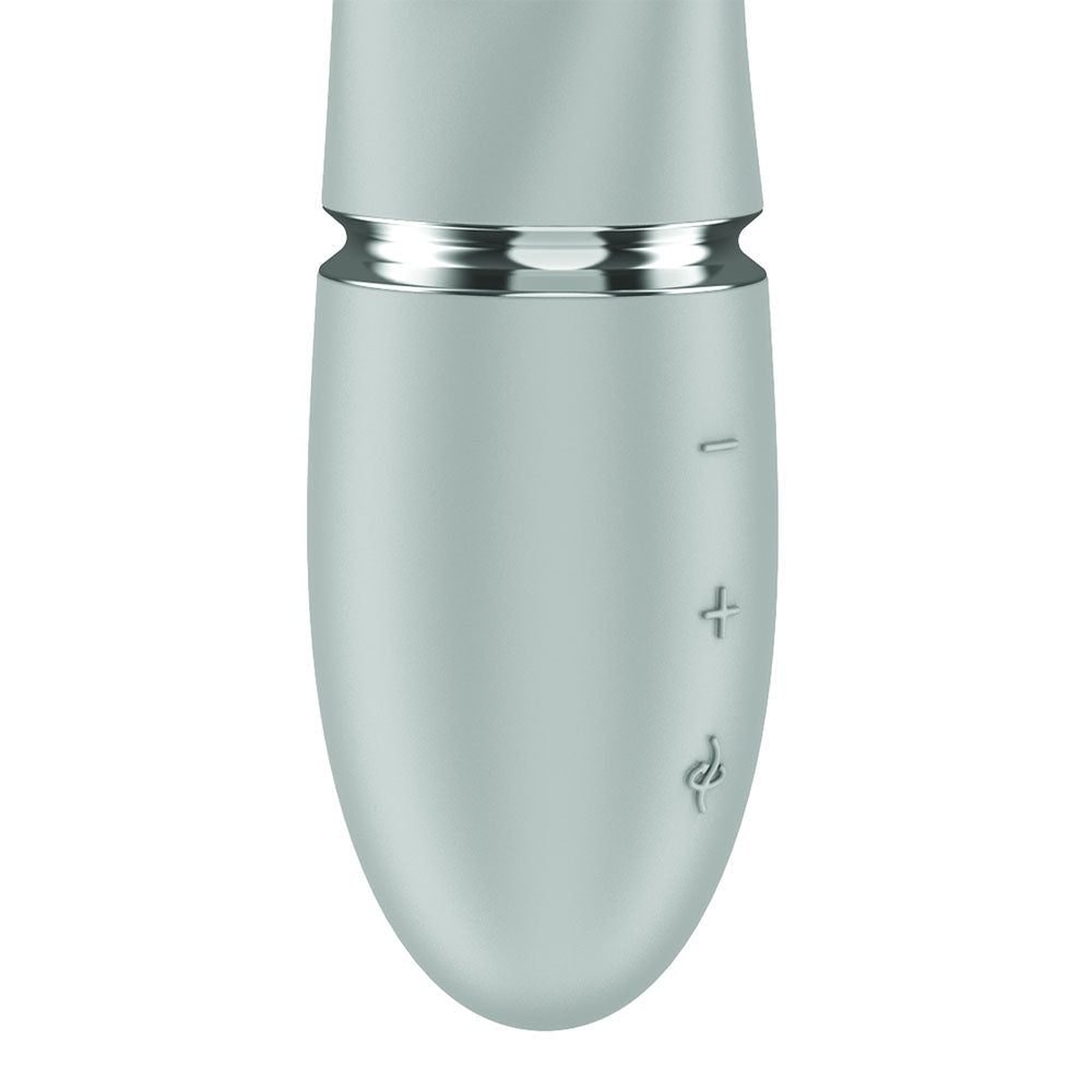 Satisfyer Pearl Bunny 2 - Green - Green 21.5 cm USB-C Rechargeable Rabbit Vibrator - Silk and Sin