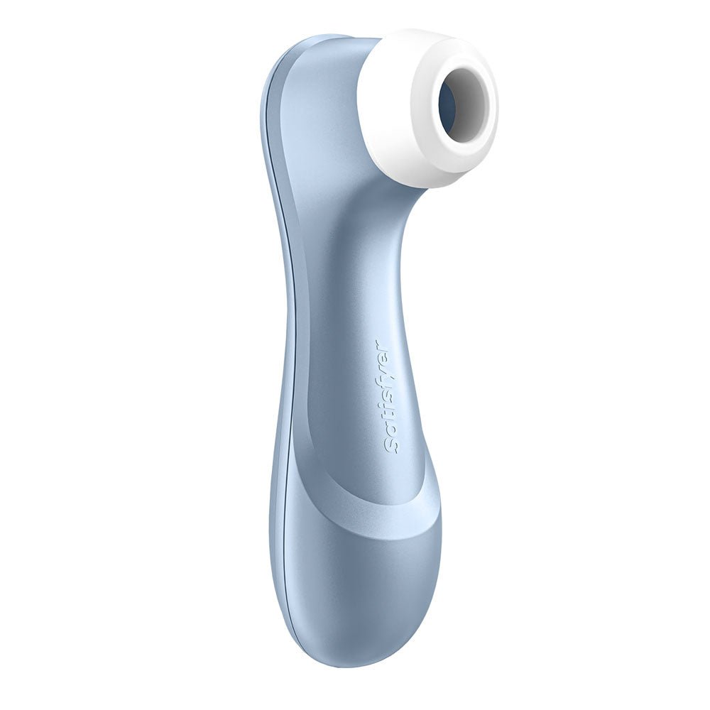 Satisfyer Pro 2 - Blue - Touch - Free USB - Rechargeable Clitoral Stimulator - silkandsin