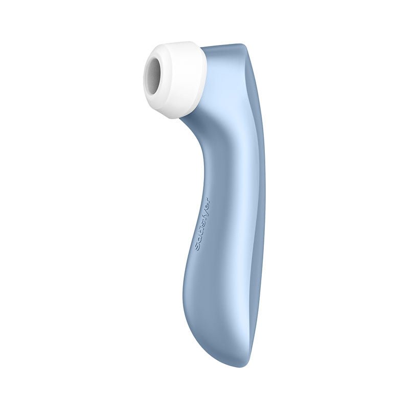 Satisfyer Pro 2+ - Blue Touch - Free USB - Rechargeable Clitoral Stimulator with Vibration - silkandsin
