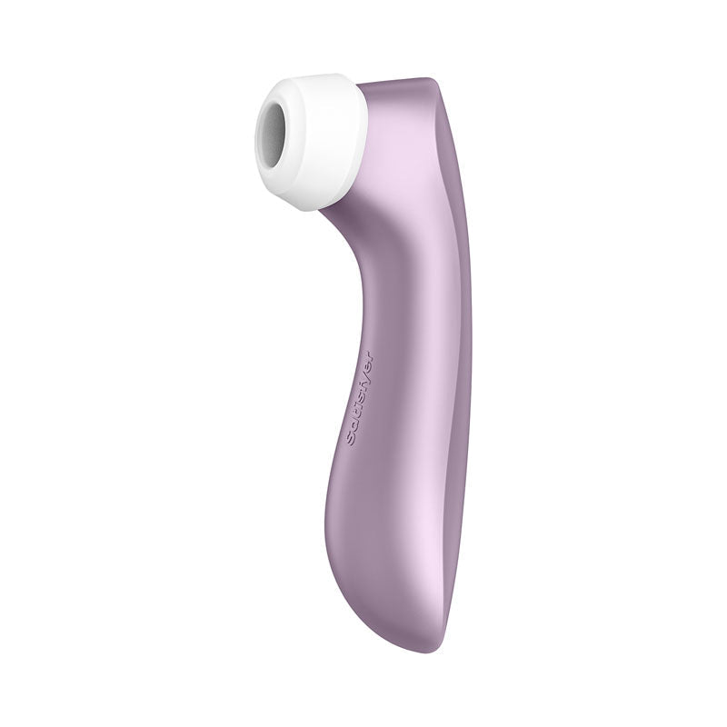 Satisfyer Pro 2+ Purple - Purple Touch - Free USB - Rechargeable Clitoral Stimulator with Vibration - silkandsin