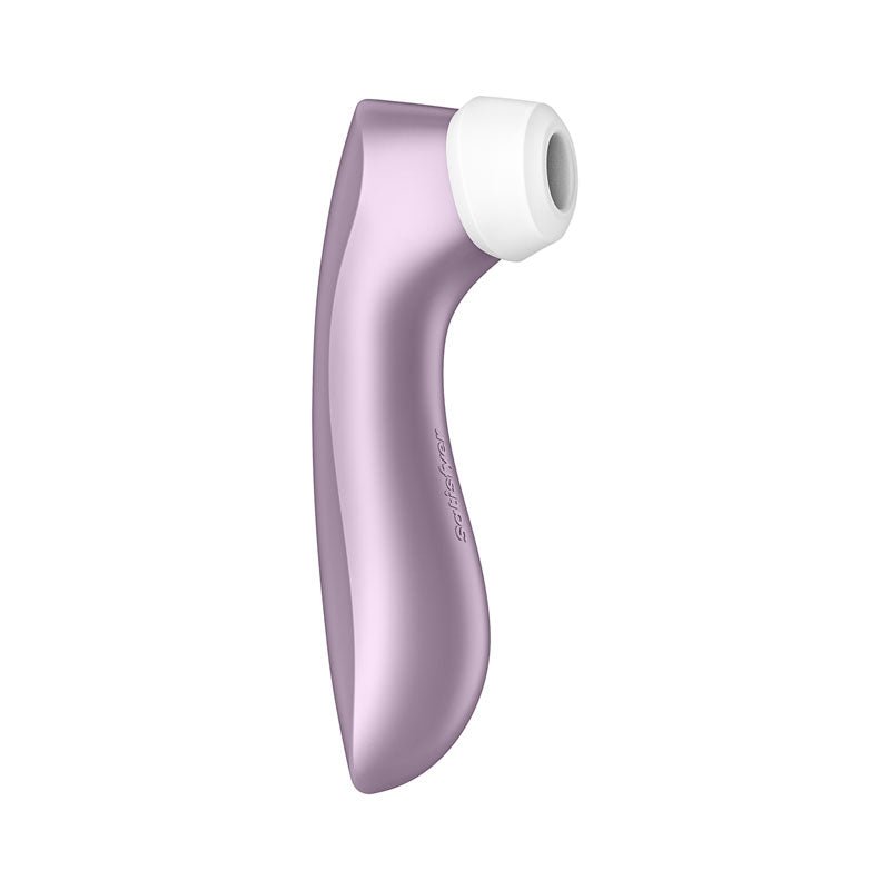 Satisfyer Pro 2+ Purple - Purple Touch - Free USB - Rechargeable Clitoral Stimulator with Vibration - silkandsin