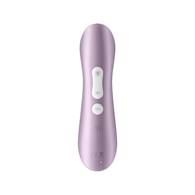 Satisfyer Pro 2+ Purple - Purple Touch - Free USB - Rechargeable Clitoral Stimulator with Vibration - silkandsin