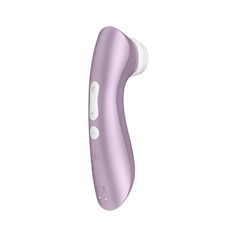 Satisfyer Pro 2+ Purple - Purple Touch - Free USB - Rechargeable Clitoral Stimulator with Vibration - silkandsin