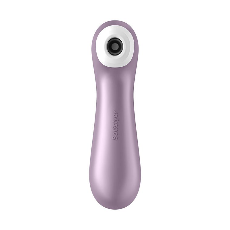 Satisfyer Pro 2+ Purple - Purple Touch - Free USB - Rechargeable Clitoral Stimulator with Vibration - silkandsin