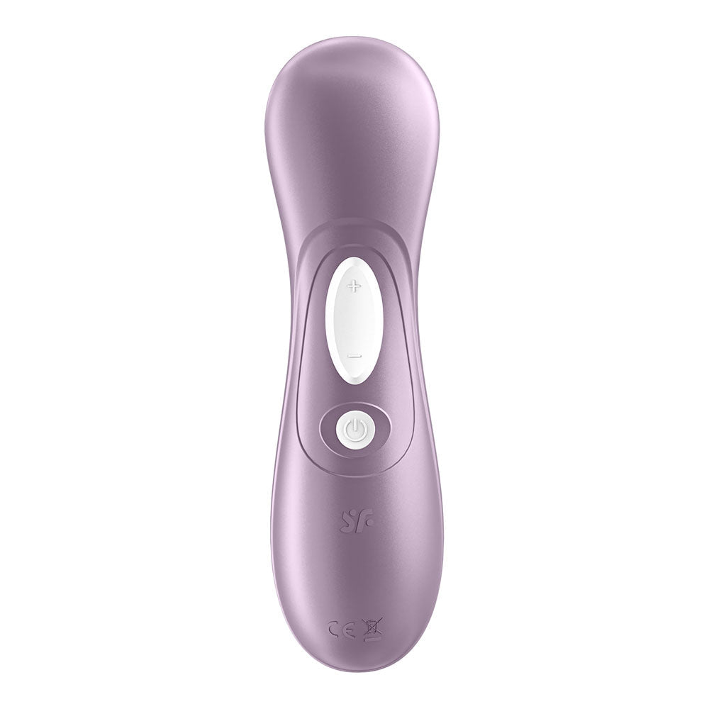Satisfyer Pro 2 - Purple - Touch - Free USB - C Rechargeable Clitoral Stimulator - silkandsin