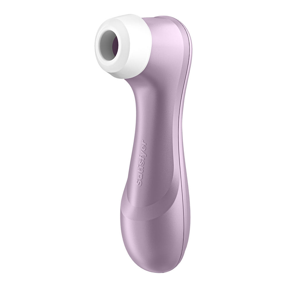 Satisfyer Pro 2 - Purple - Touch - Free USB - C Rechargeable Clitoral Stimulator - silkandsin