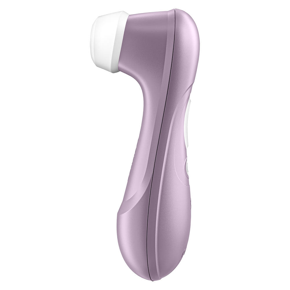 Satisfyer Pro 2 - Purple - Touch - Free USB - C Rechargeable Clitoral Stimulator - silkandsin