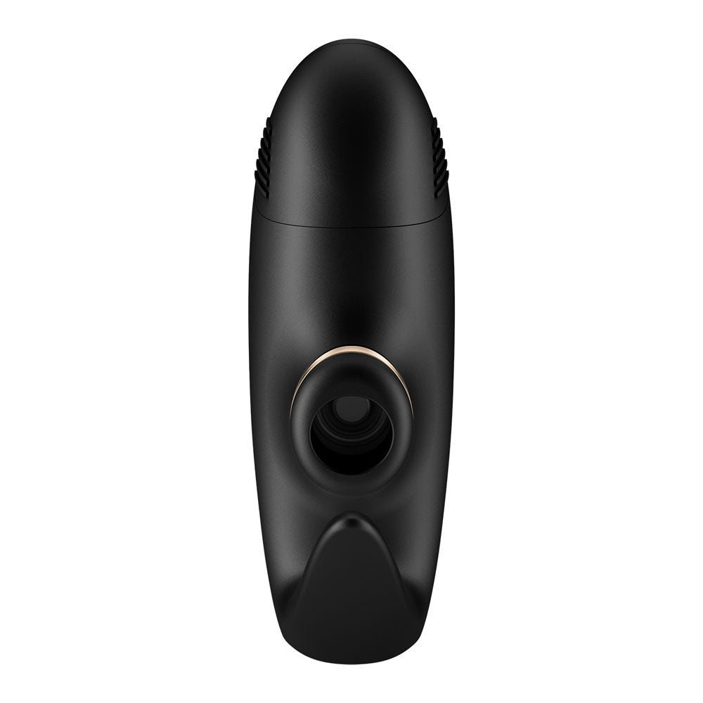 Satisfyer Pro 4 Couples - Battery Series - Black U - Shaped Couples Vibe with Air Pulsation - silkandsin