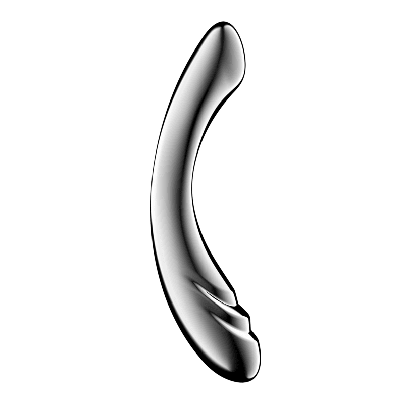 Satisfyer Pure Gravity 3 Metal Dildo - Silk and Sin