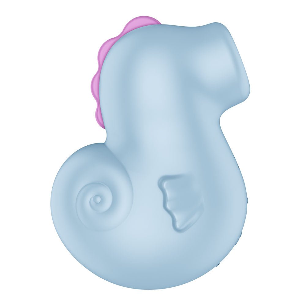 Satisfyer Sea Pony - Baby Blue USB-C Rechargeable Air Pulse Stimulator - Silk and Sin