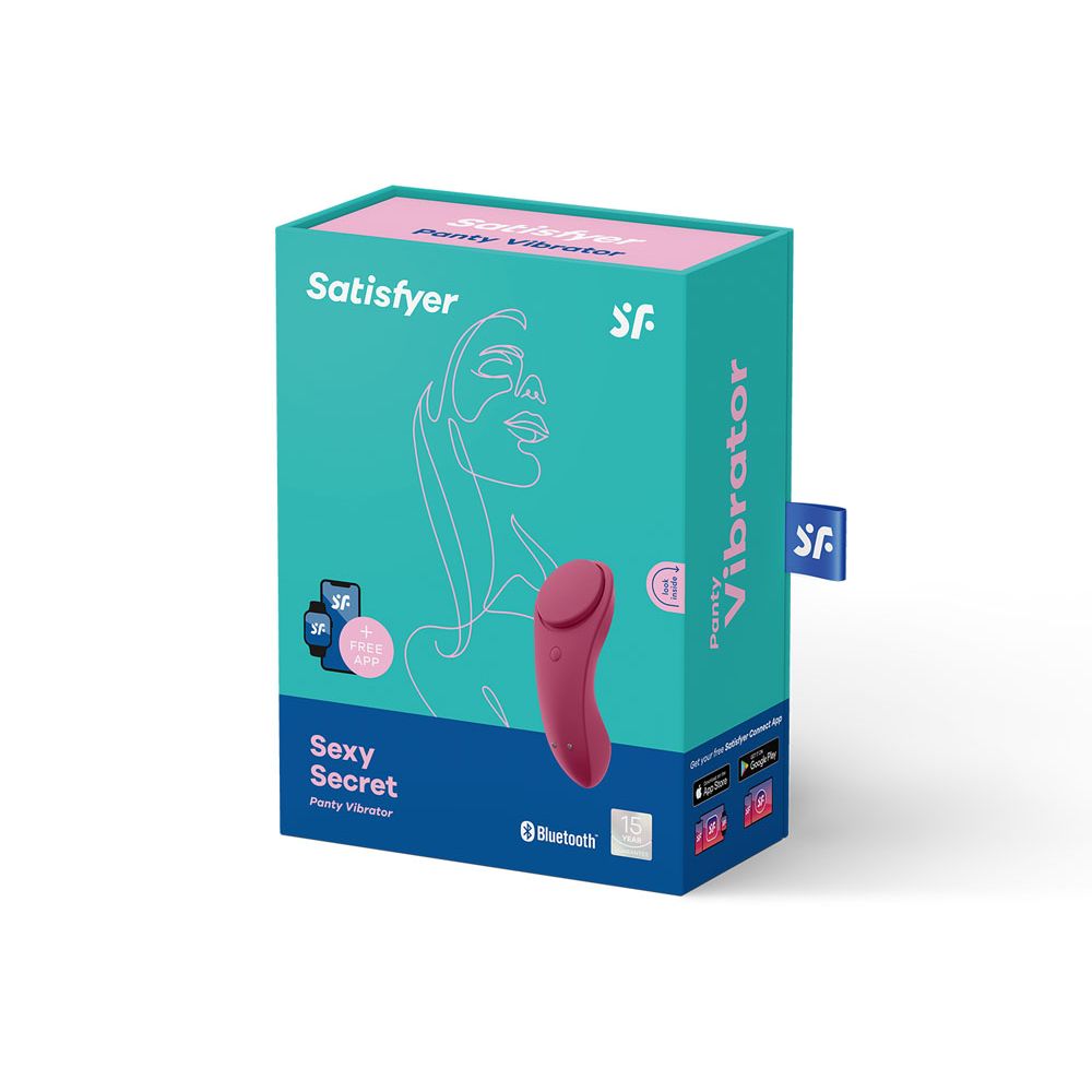 Satisfyer Sexy Secret - App Contolled USB - Rechargeable Panty Vibrator - silkandsin