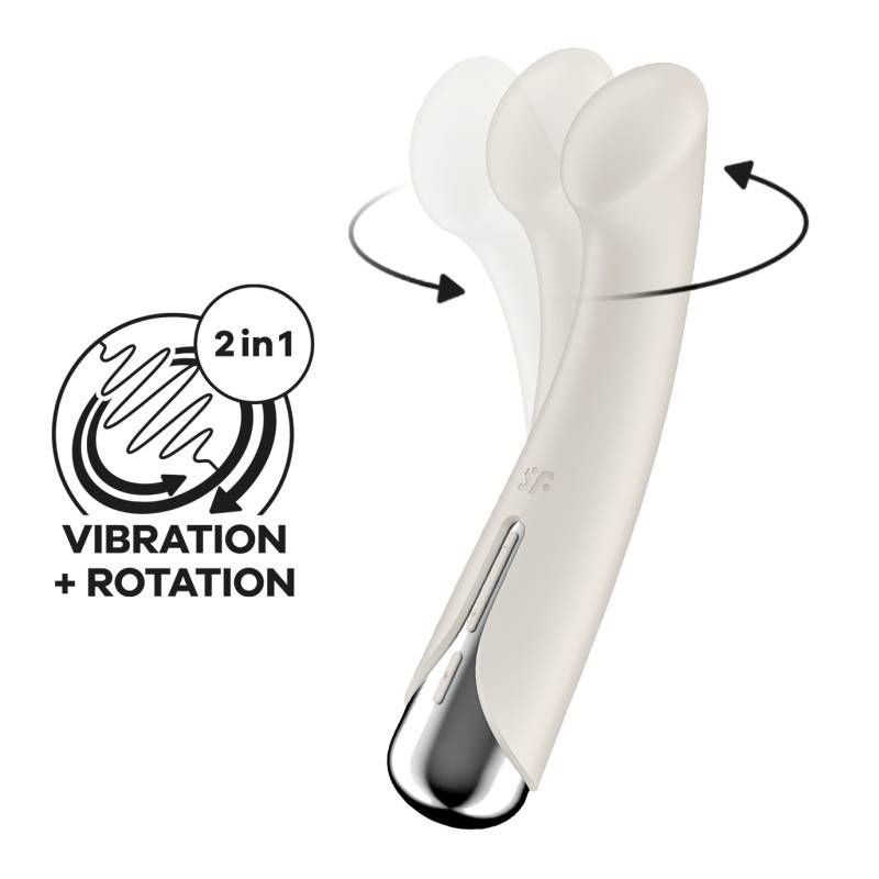Satisfyer Spinning G-Spot 1 Beige - Silk and Sin