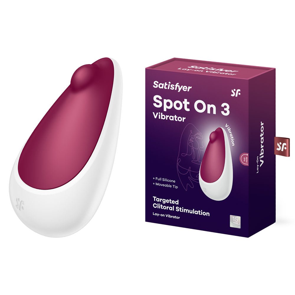 Satisfyer Spot On 3 - Berry USB Rechargeable Stimulator - Silk and Sin
