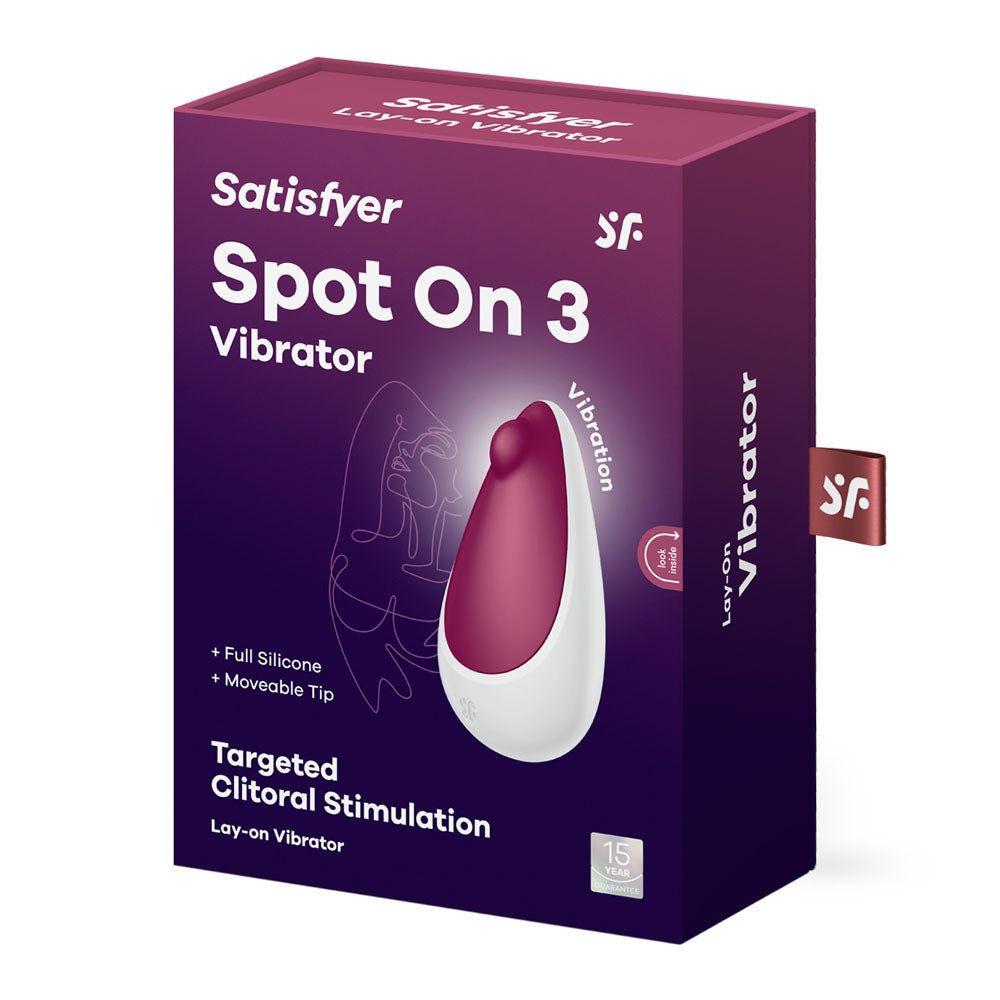 Satisfyer Spot On 3 - Berry USB Rechargeable Stimulator - Silk and Sin
