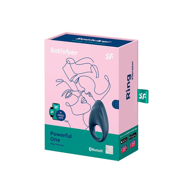 Satisfyer Strong One - App Controlled Vibrating Cock Ring - silkandsin