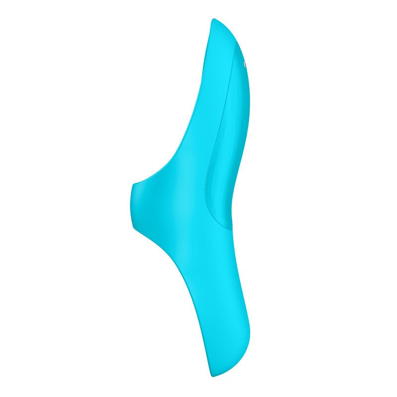 Satisfyer Teaser - Light Blue USB Rechargeable Finger Stimulator - silkandsin
