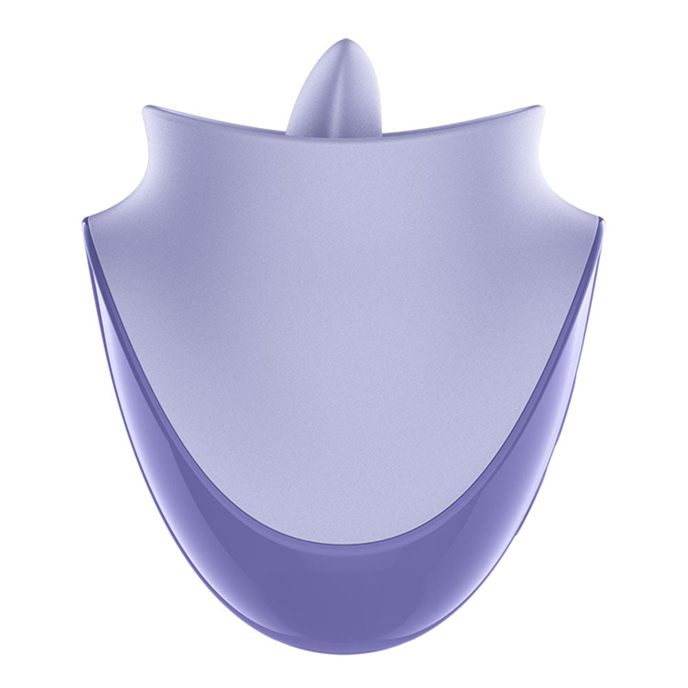 Satisfyer Tongue Dancer - Purple USB Rechargeable Flicking Stimulator - silkandsin
