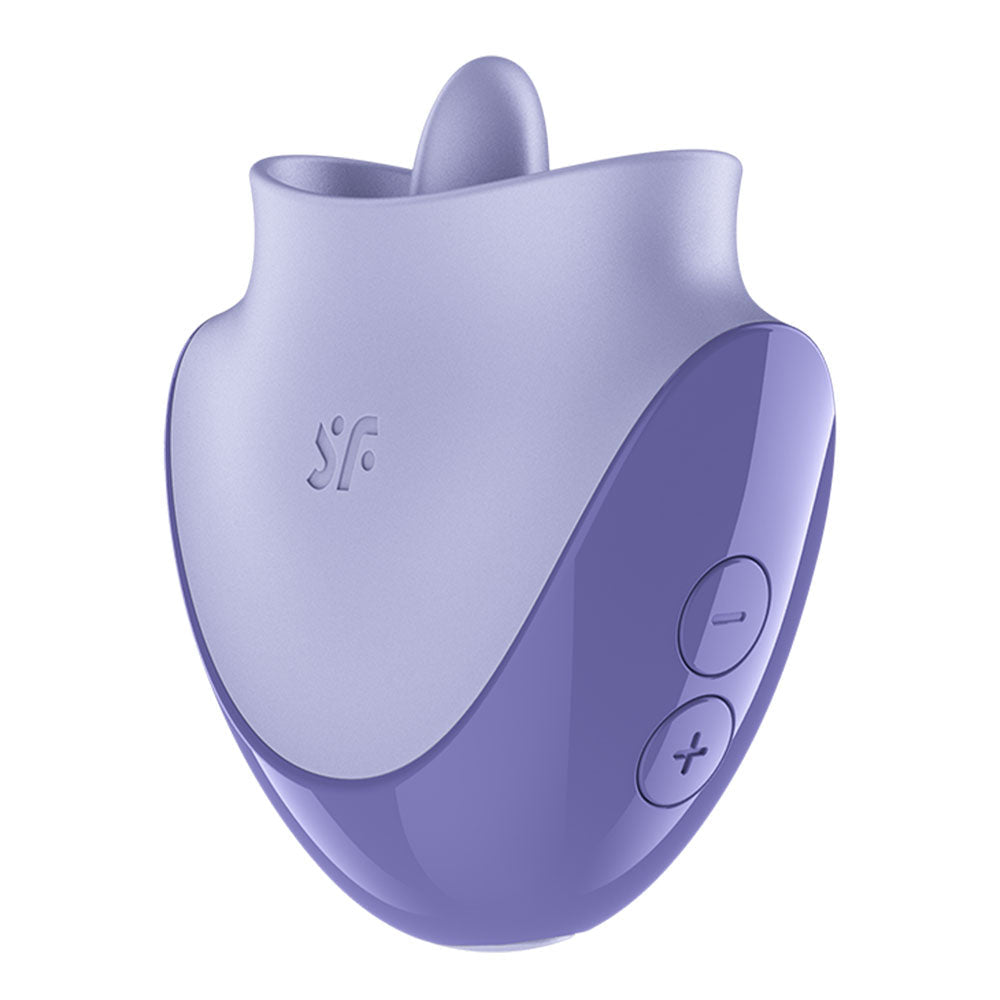 Satisfyer Tongue Dancer - Purple USB Rechargeable Flicking Stimulator - silkandsin
