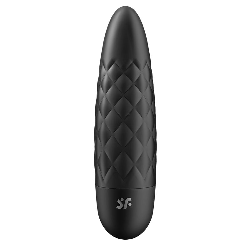 Satisfyer Ultra Power Bullet 5 - Black USB Rechargeable Bullet - silkandsin