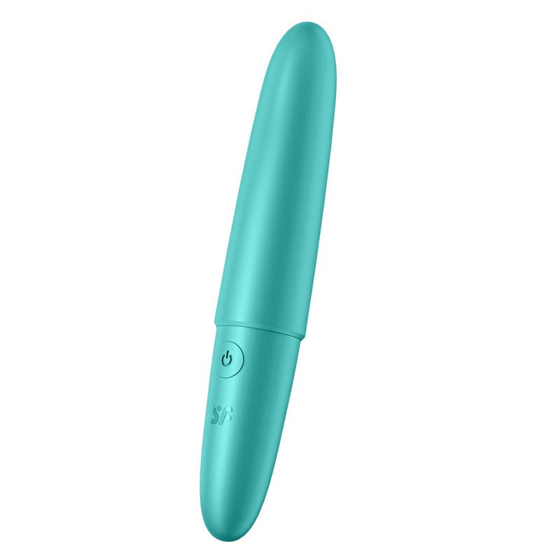 Satisfyer Ultra Power Bullet 6 - Turquoise USB Rechargeable Bullet - silkandsin