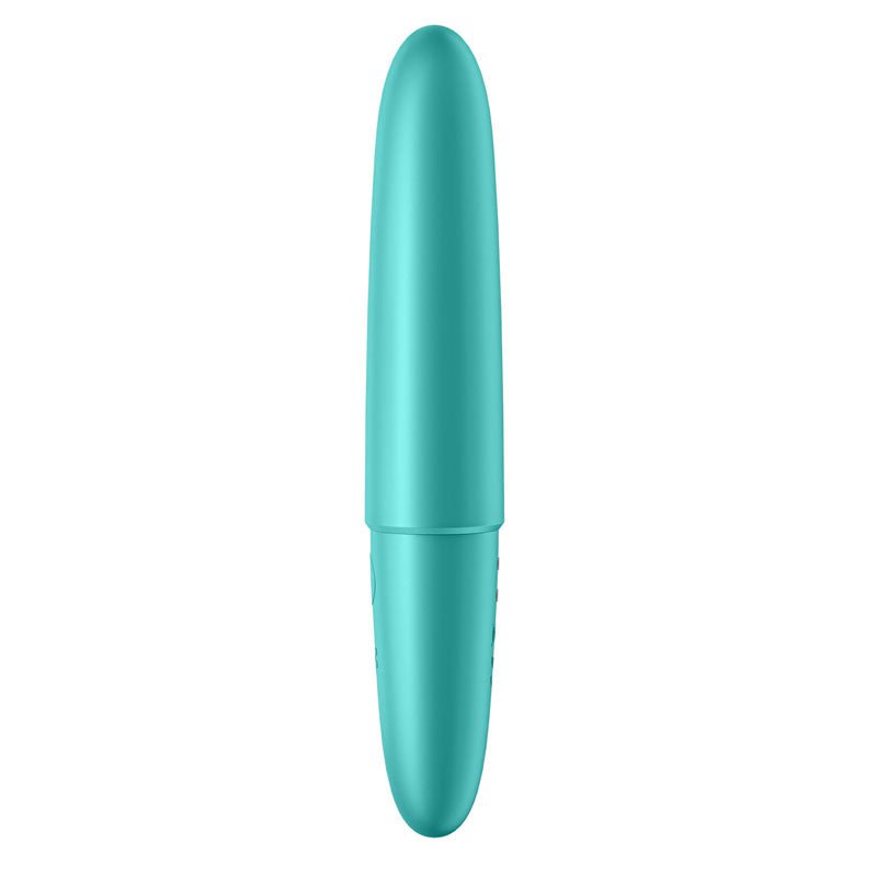 Satisfyer Ultra Power Bullet 6 - Turquoise USB Rechargeable Bullet - silkandsin
