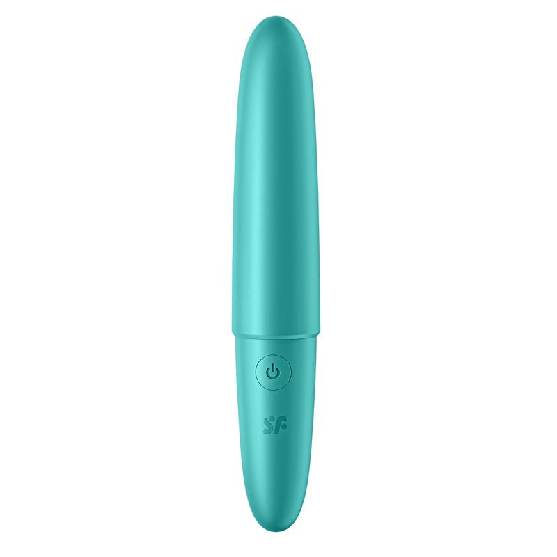 Satisfyer Ultra Power Bullet 6 - Turquoise USB Rechargeable Bullet - silkandsin