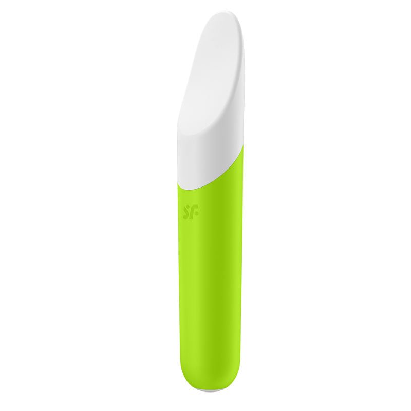 Satisfyer Ultra Power Bullet 7 - Green USB Rechargeable Bullet - silkandsin