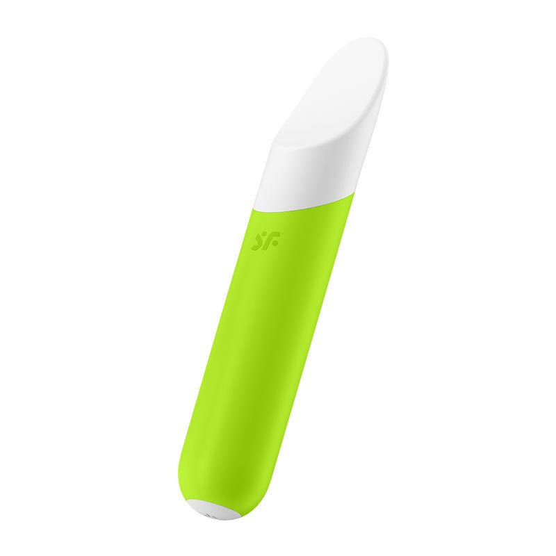 Satisfyer Ultra Power Bullet 7 - Green USB Rechargeable Bullet - silkandsin