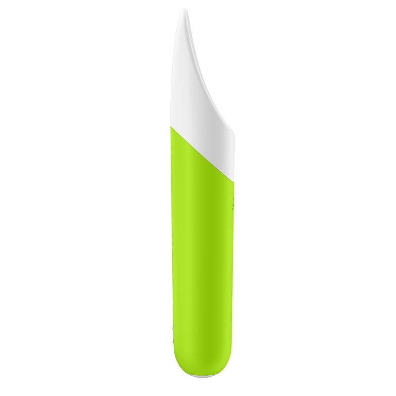 Satisfyer Ultra Power Bullet 7 - Green USB Rechargeable Bullet - silkandsin
