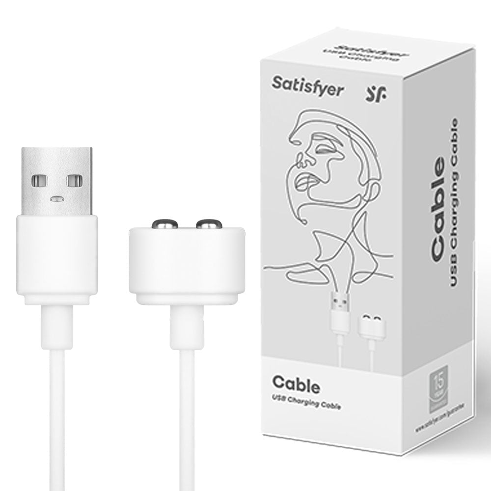 Satisfyer USB Charging Cable - Replacement USB Charging Cable for Satisfyer - Silk and Sin