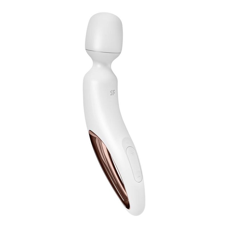 Satisfyer Wand-erland 50 Mode White Body Wand - Silk and Sin