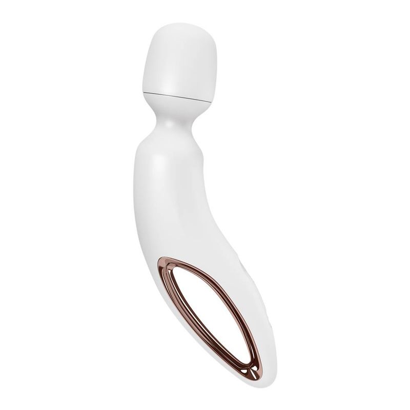 Satisfyer Wand-erland 50 Mode White Body Wand - Silk and Sin