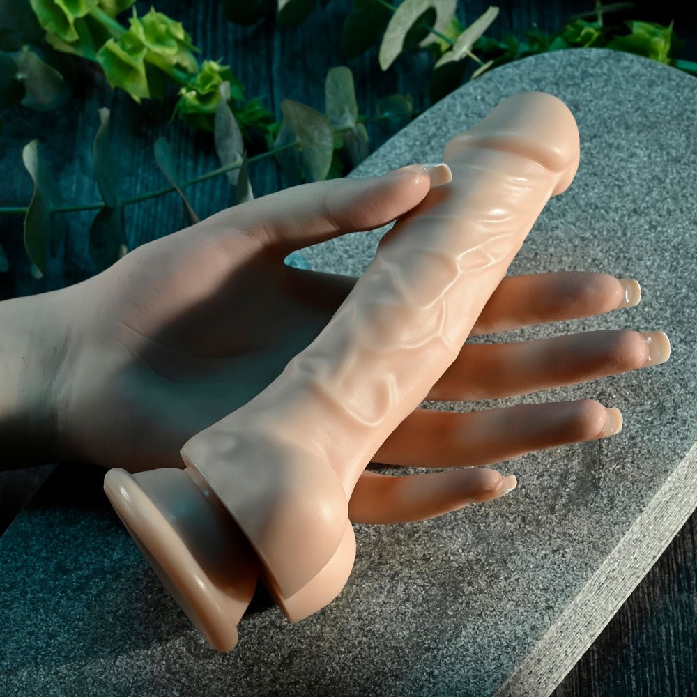 Selopa 6'' DILDO - Light - Flesh 19 cm Dong - silkandsin