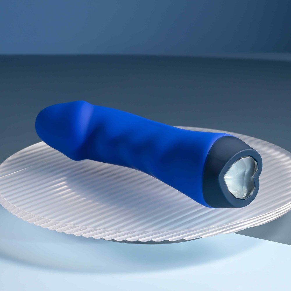Selopa BLUE BANGER - Blue 13.6 cm USB Rechargeable Vibrator - silkandsin