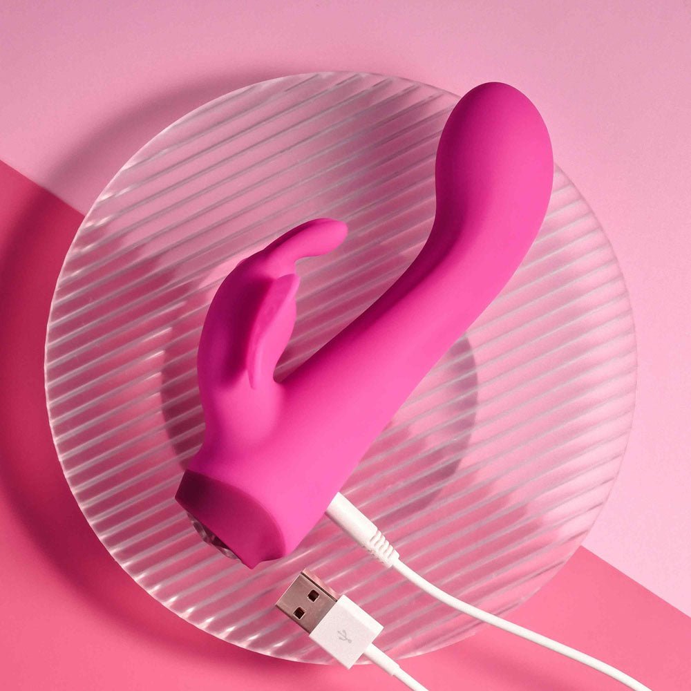 Selopa BUTTERFLY LOVE - Pink 13.8 cm USB Rechargeable Butterfly Vibrator - silkandsin