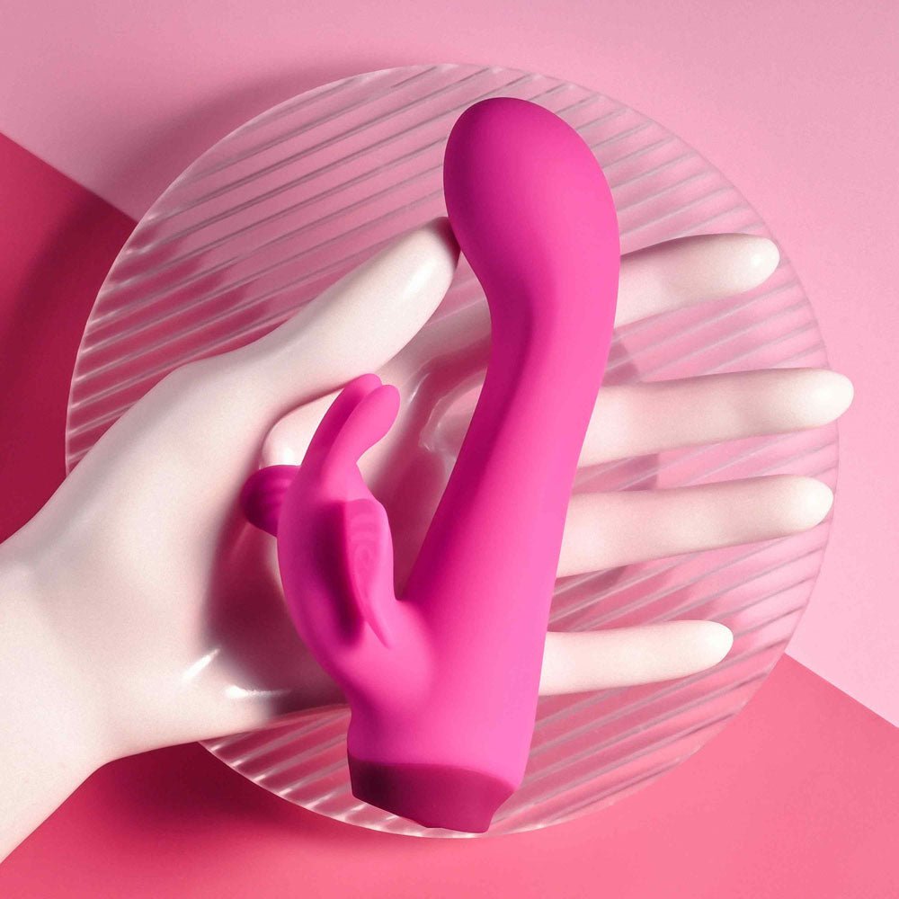 Selopa BUTTERFLY LOVE - Pink 13.8 cm USB Rechargeable Butterfly Vibrator - silkandsin
