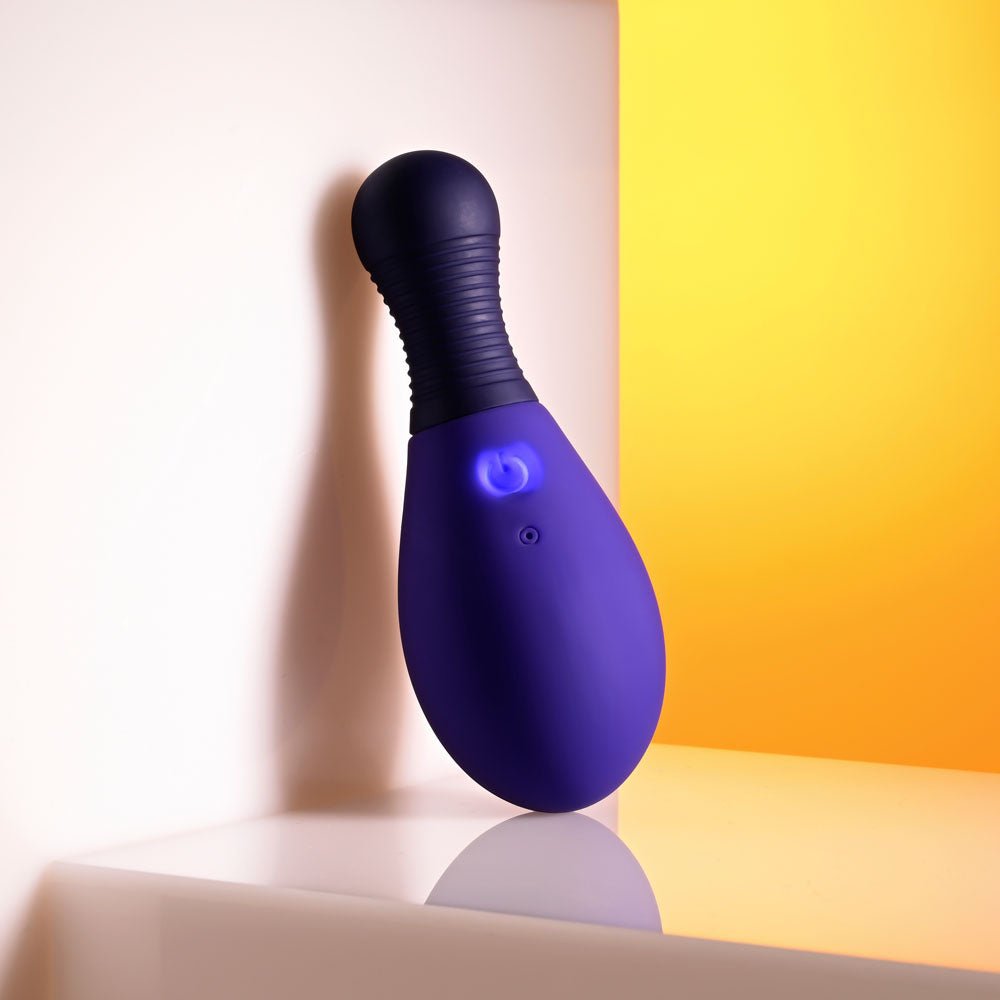Selopa EGG ME ON - Purple 10 cm USB Rechargeable Egg with Wireless Remote - silkandsin