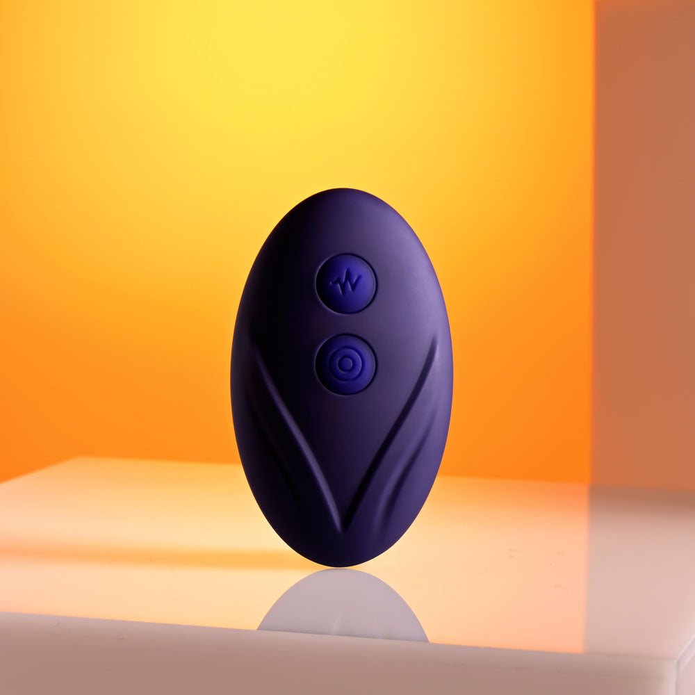 Selopa EGG ME ON - Purple 10 cm USB Rechargeable Egg with Wireless Remote - silkandsin