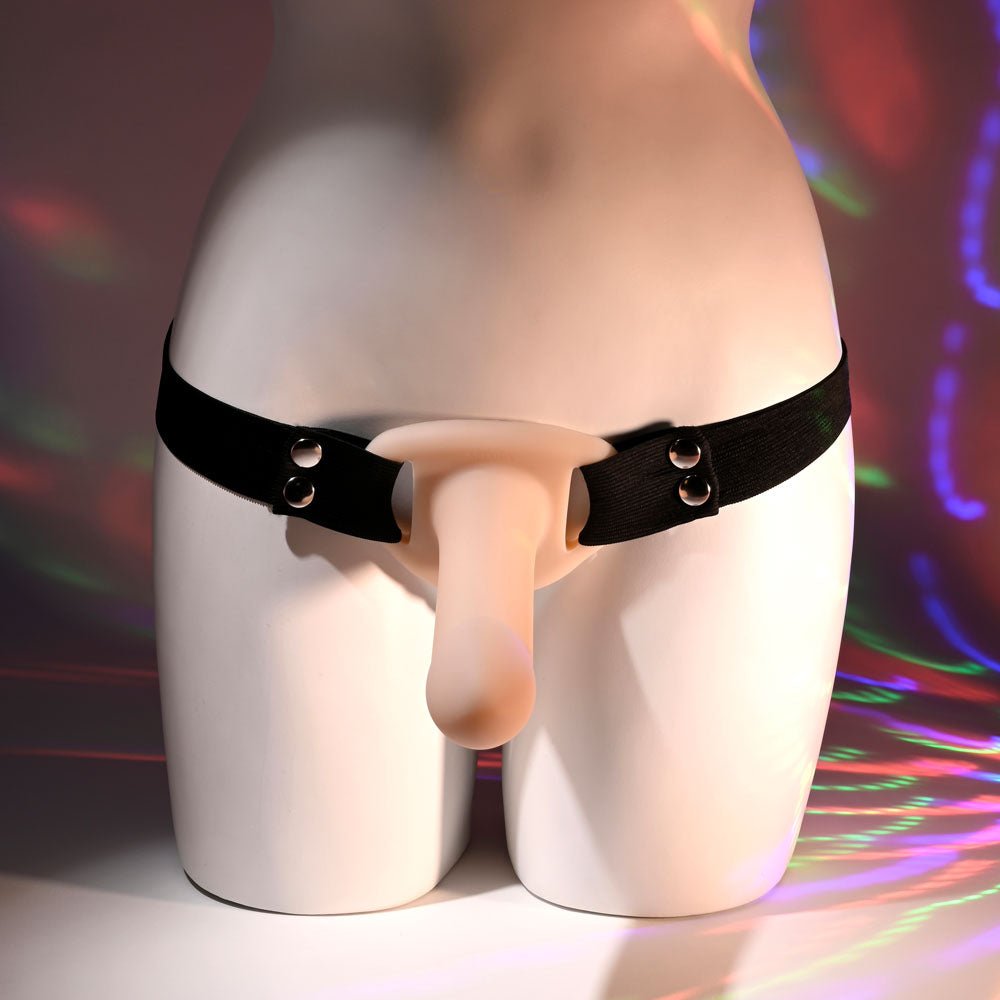 Selopa OUR FIRST HOLLOW STRAP ON LIGHT - Flesh 16.3 cm Hollow Strap - On - silkandsin